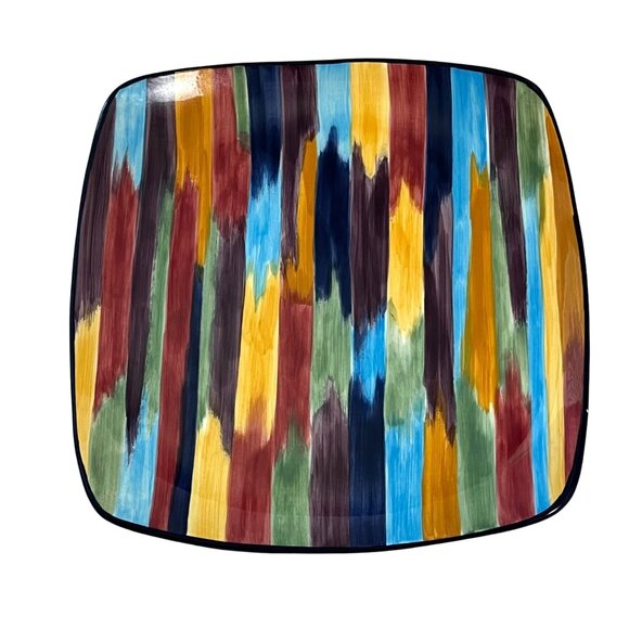 Tabletops Lifestyles Madrid Collection Square Serving Platter - Picture 5 of 9